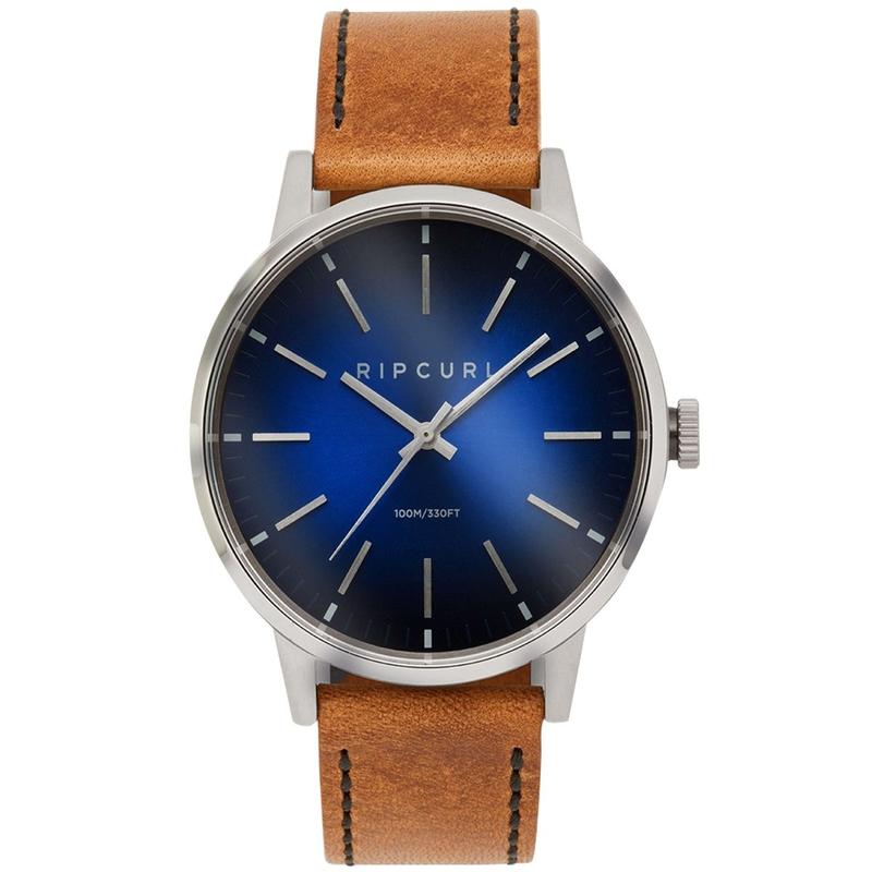Risuネイビー38 Relógio Rip Curl Drake Deep Blue Leather - Relógio Masculino